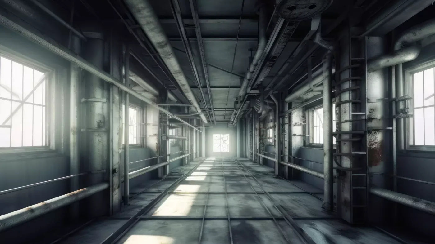 Abandoned Station 14X8 Ultracloth ( 168 X 96 Inch ) Backdrop