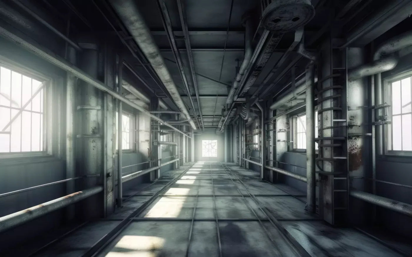 Abandoned Station 14X9 Ultracloth ( 168 X 108 Inch ) Backdrop