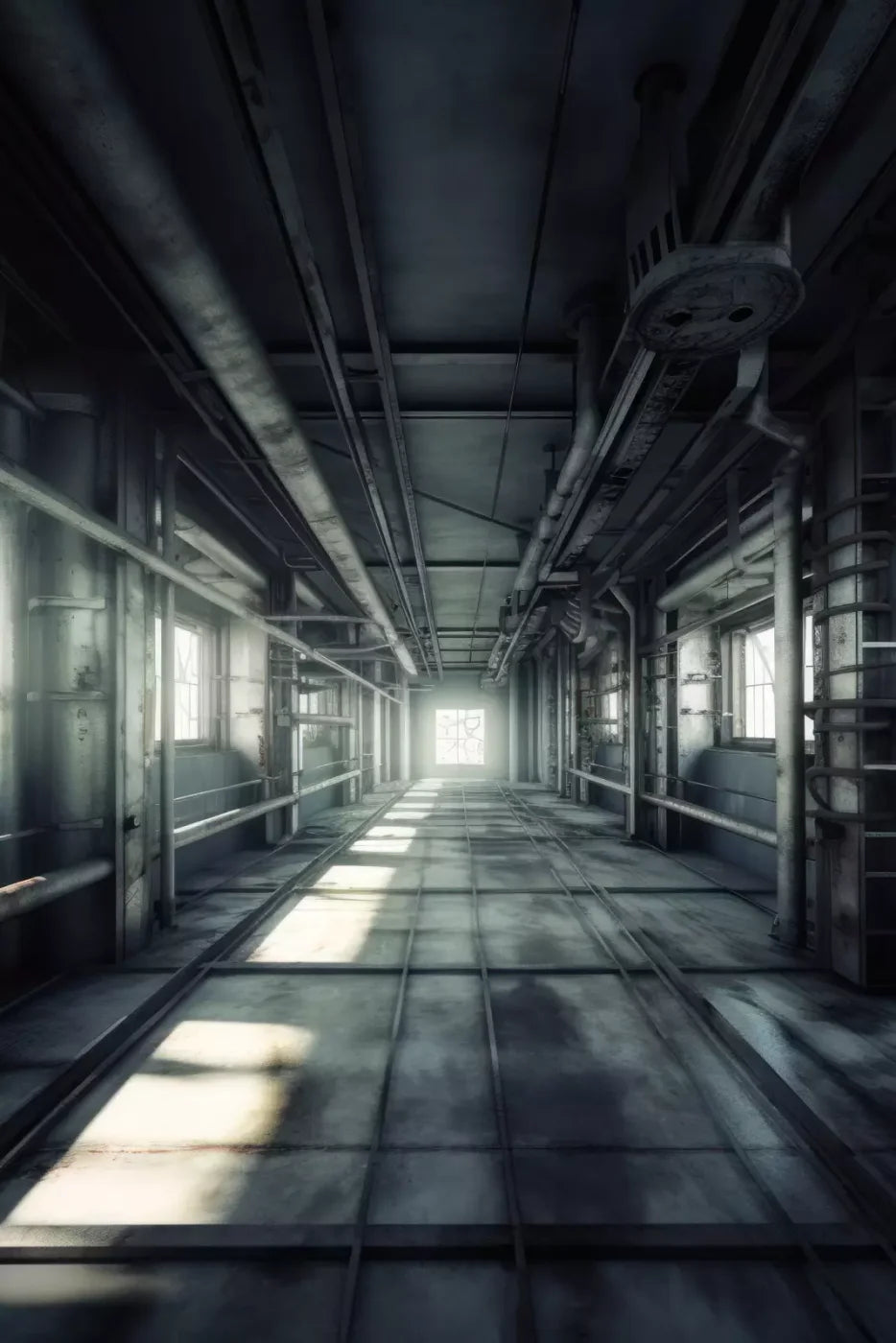 Abandoned Station 5X8 Ultracloth ( 60 X 96 Inch ) Backdrop