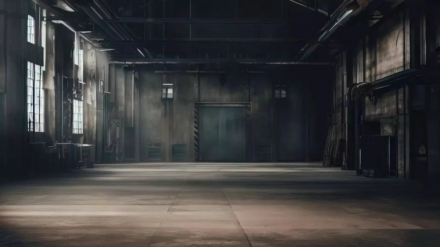 Abandoned Warehouse 14X8 Ultracloth ( 168 X 96 Inch ) Backdrop