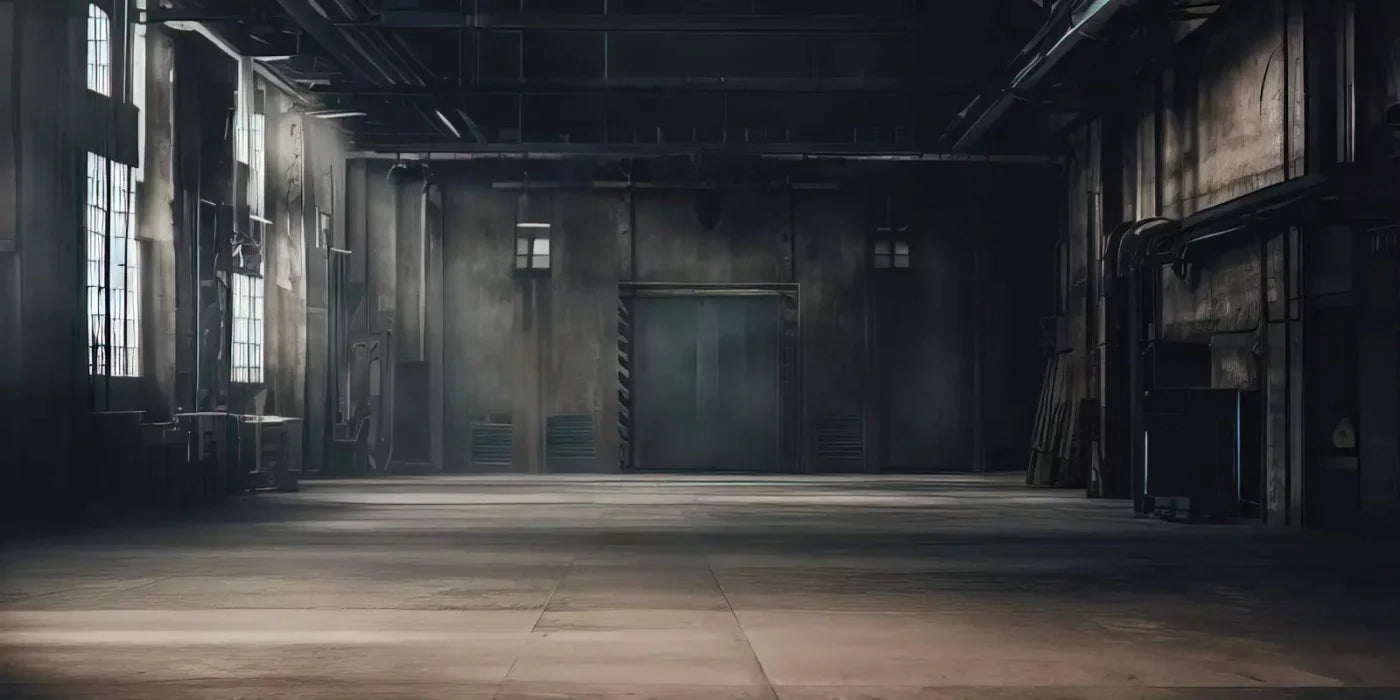 Abandoned Warehouse 20X10 Ultracloth ( 240 X 120 Inch ) Backdrop
