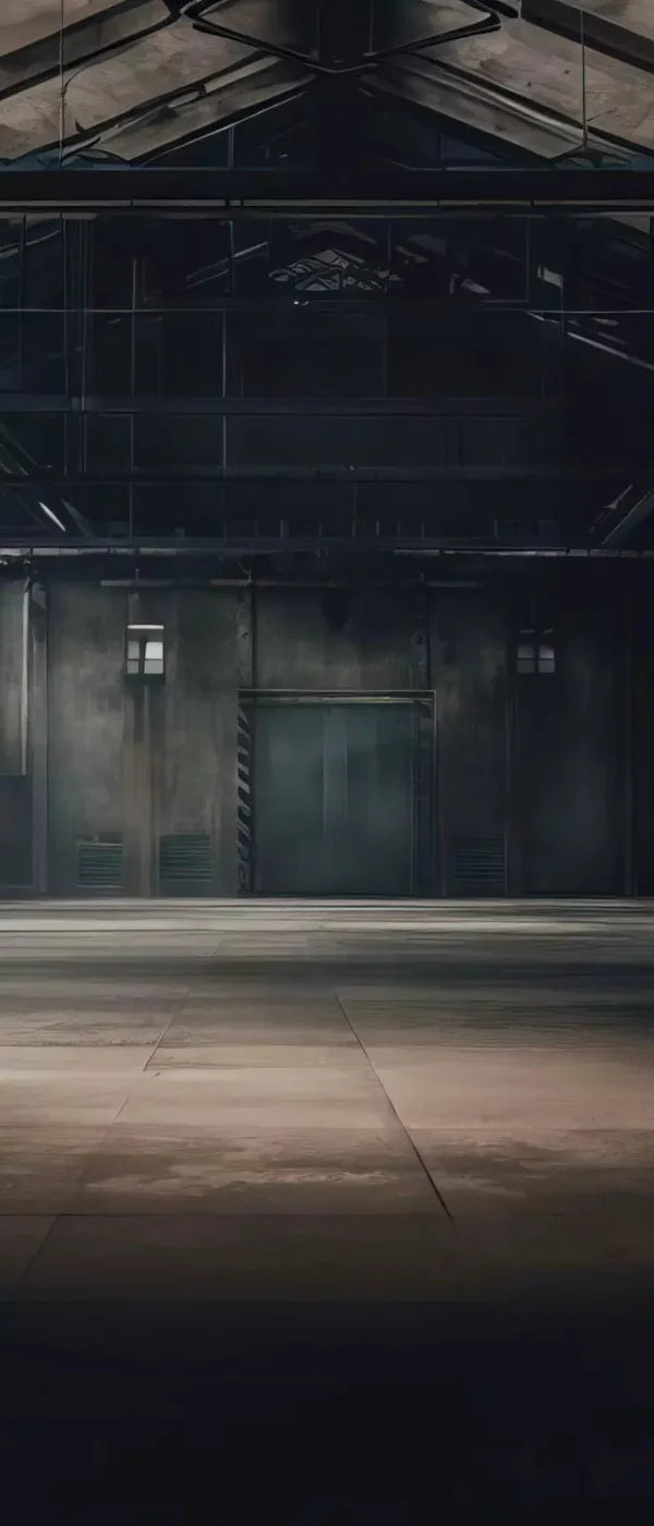 Abandoned Warehouse 5X12 Ultracloth For Westcott X-Drop ( 60 X 144 Inch ) Backdrop