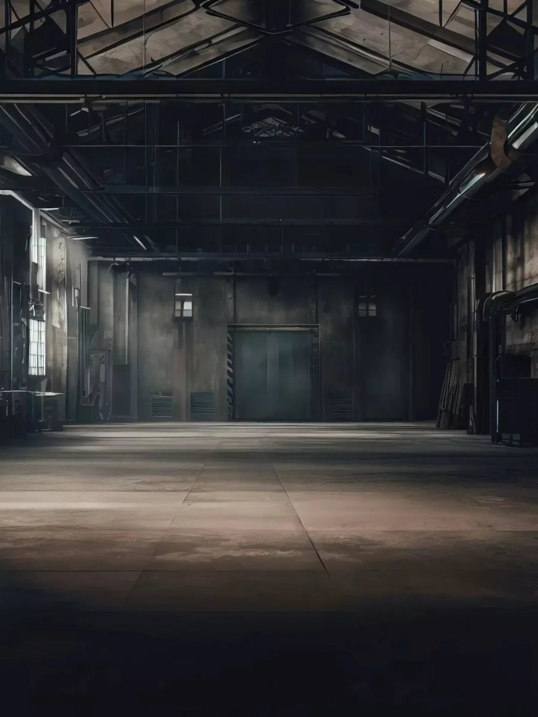 Abandoned Warehouse 5X7 Ultracloth ( 60 X 84 Inch ) Backdrop