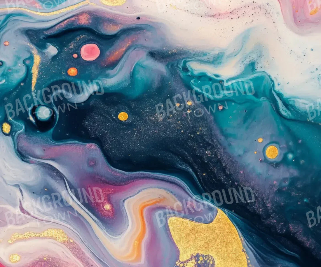 Abstract Art Painting 5’x4’2 Fleece (60 x 50 inch) Backdrop