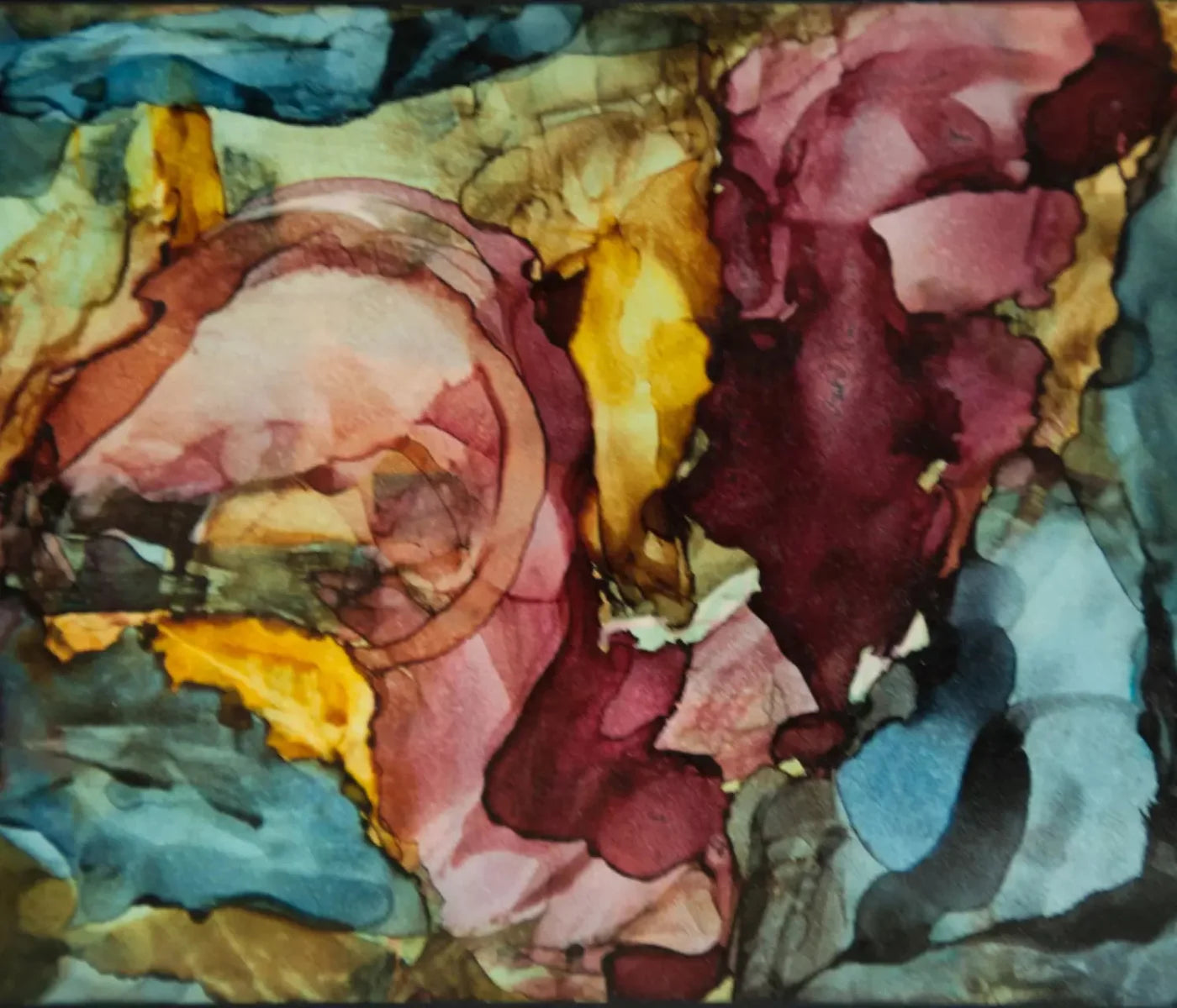 Abstract Flowers 12X10 Ultracloth ( 144 X 120 Inch ) Backdrop