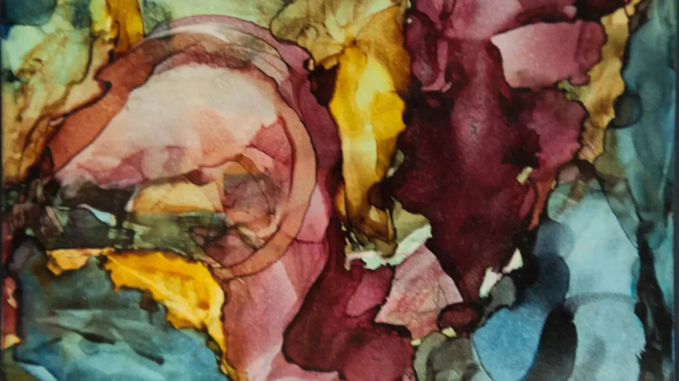 Abstract Flowers 14X8 Ultracloth ( 168 X 96 Inch ) Backdrop