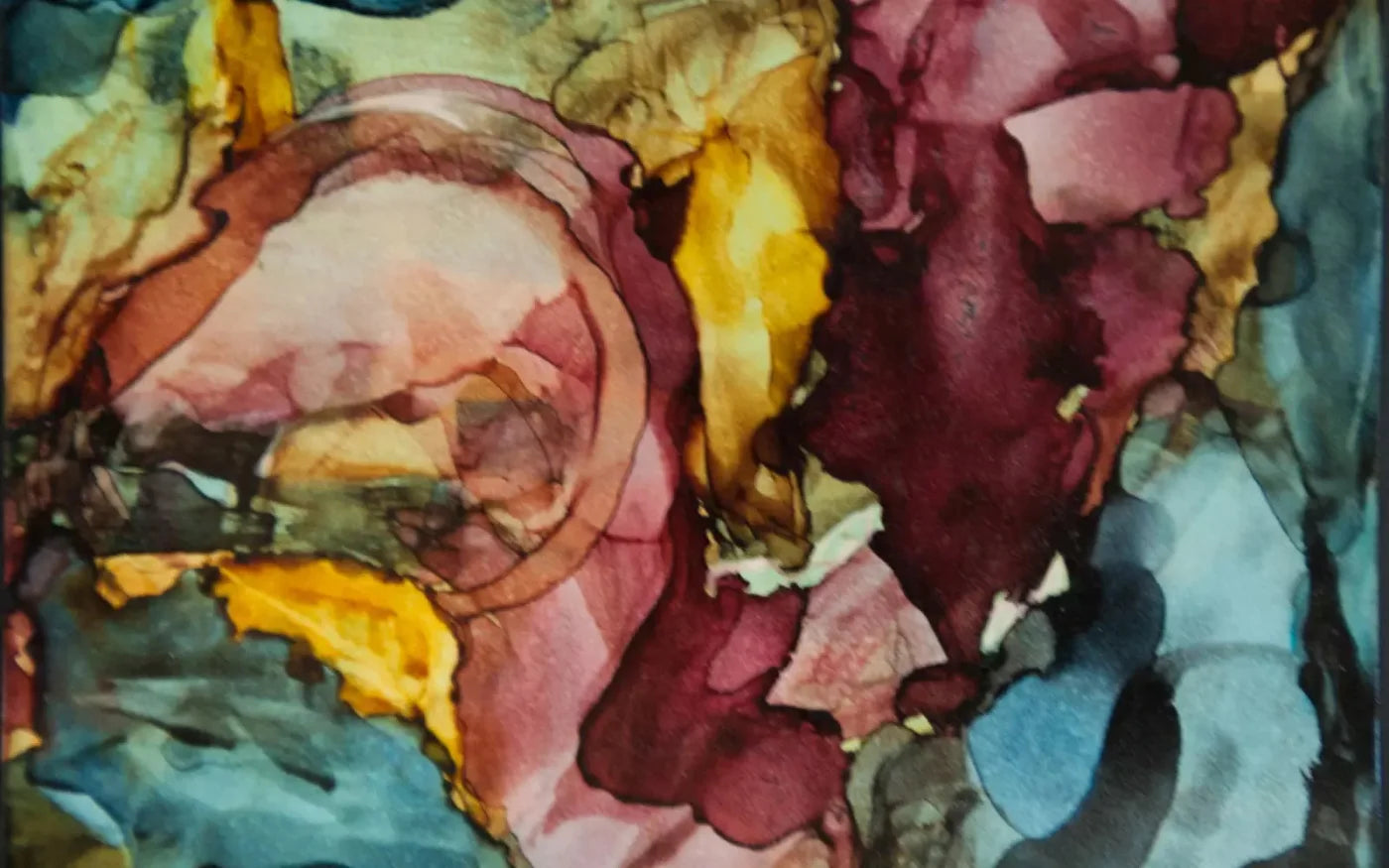 Abstract Flowers 14X9 Ultracloth ( 168 X 108 Inch ) Backdrop