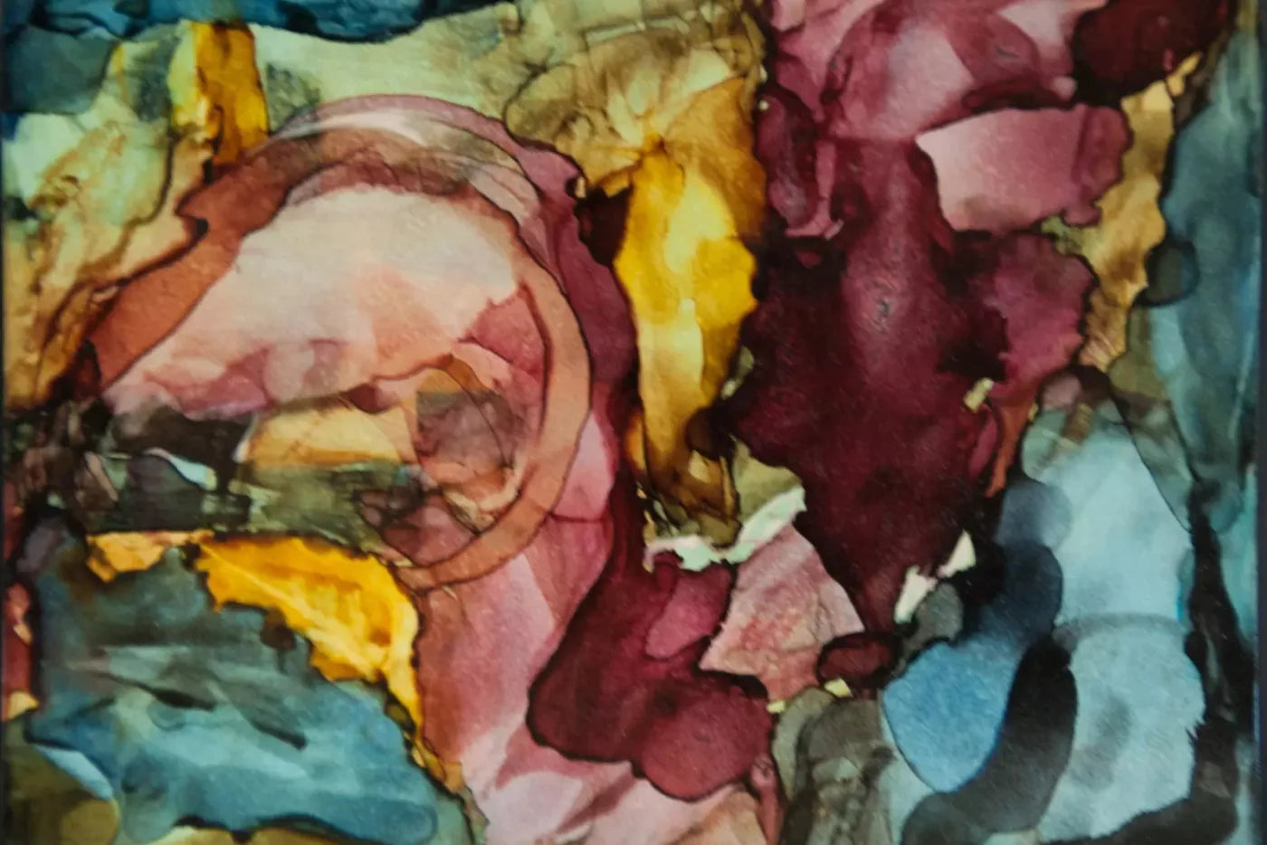 Abstract Flowers 8X5 Ultracloth ( 96 X 60 Inch ) Backdrop