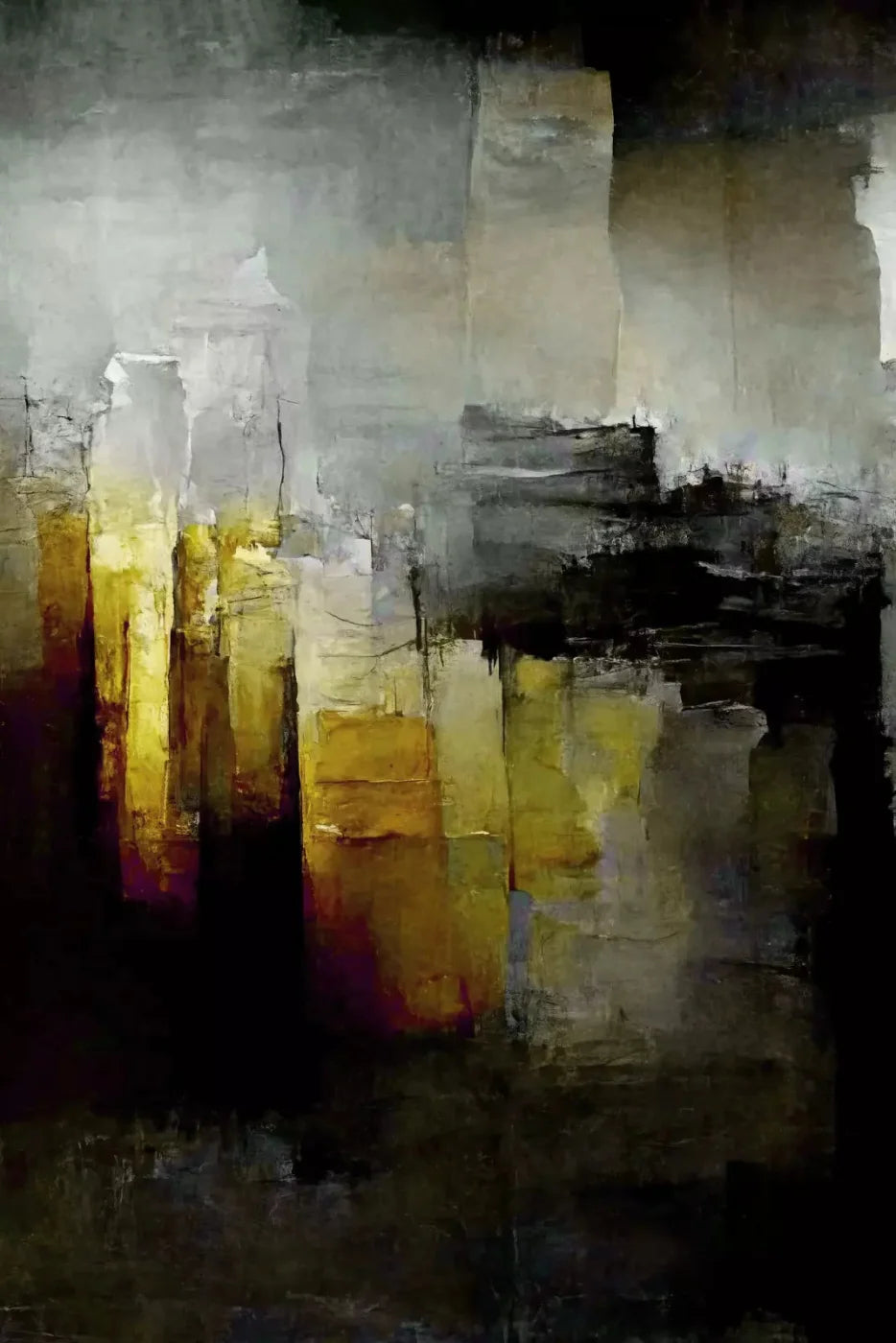 Abstract In Gold 5X76 For Lvl Up Backdrop System ( 60 X 90 Inch )