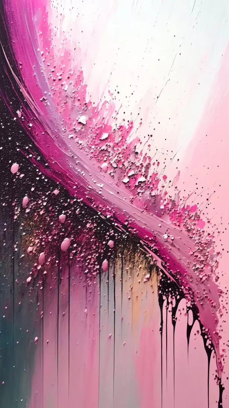 Abstract In Hot Pink 8X14 Ultracloth ( 96 X 168 Inch ) Backdrop
