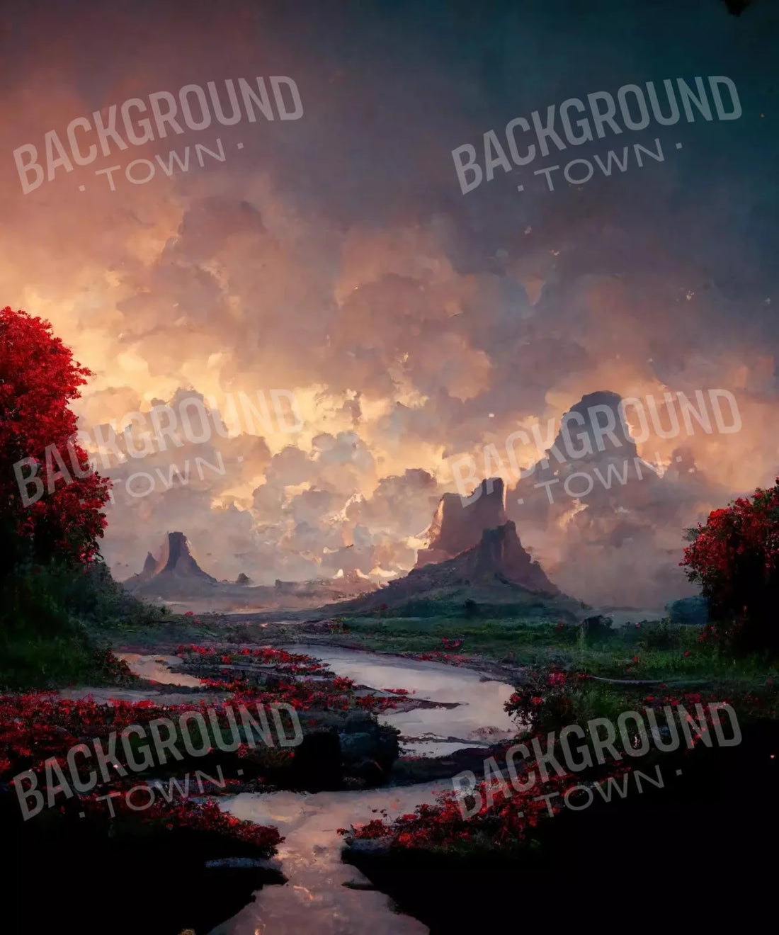 Gray Nature Backdrop for Photography