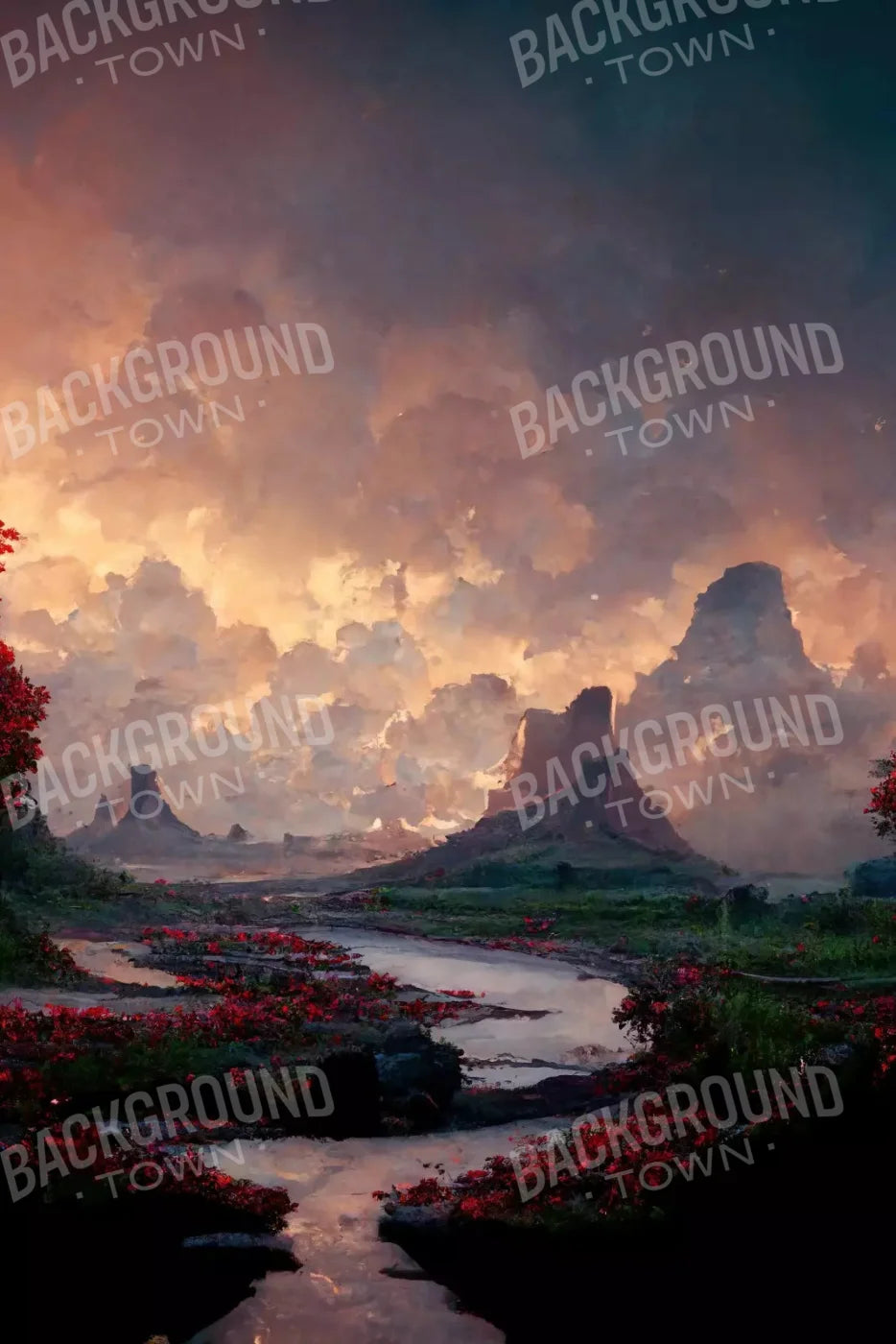 Abundance 5X8 Ultracloth ( 60 X 96 Inch ) Backdrop