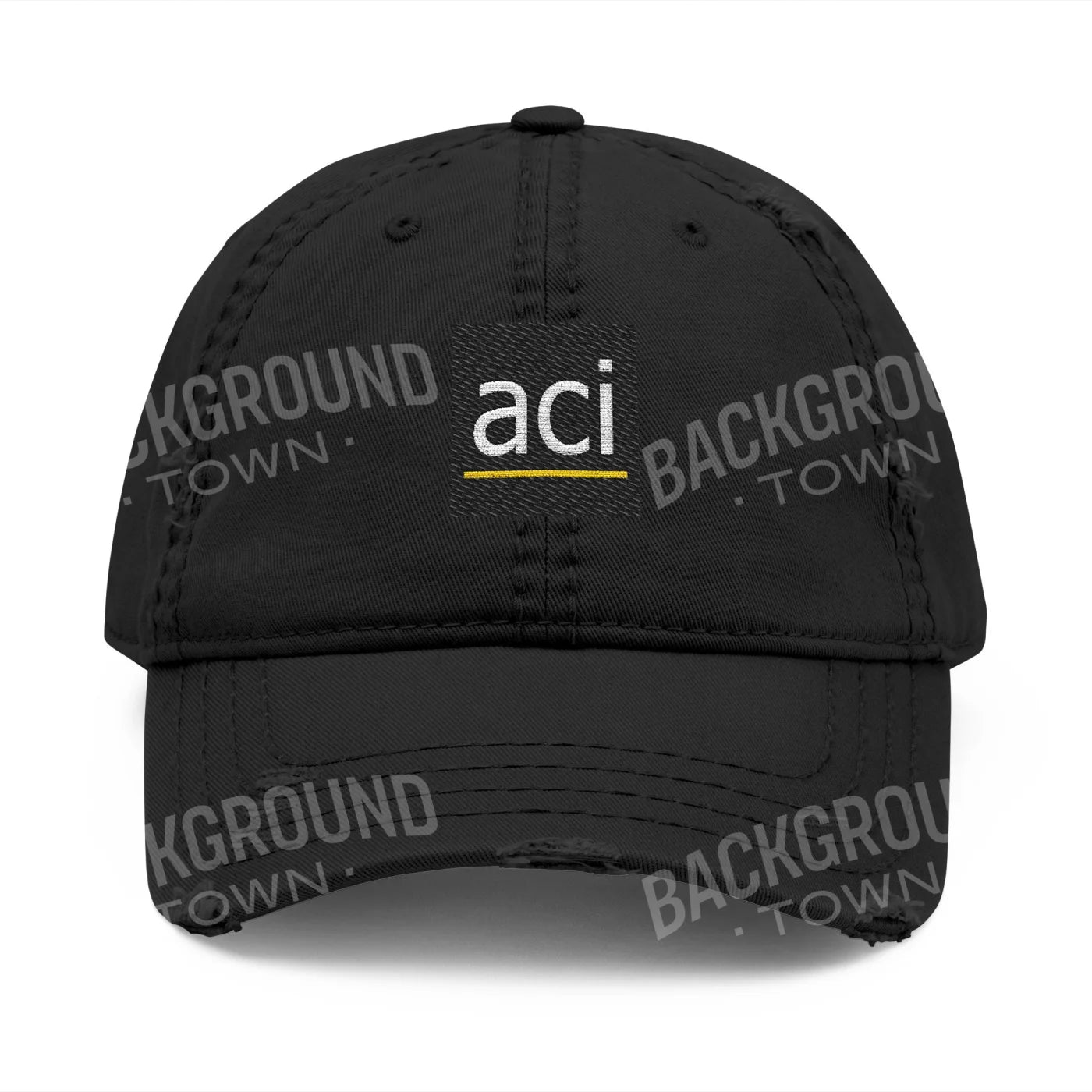 ACI Distressed Hat Black / One size Supplies