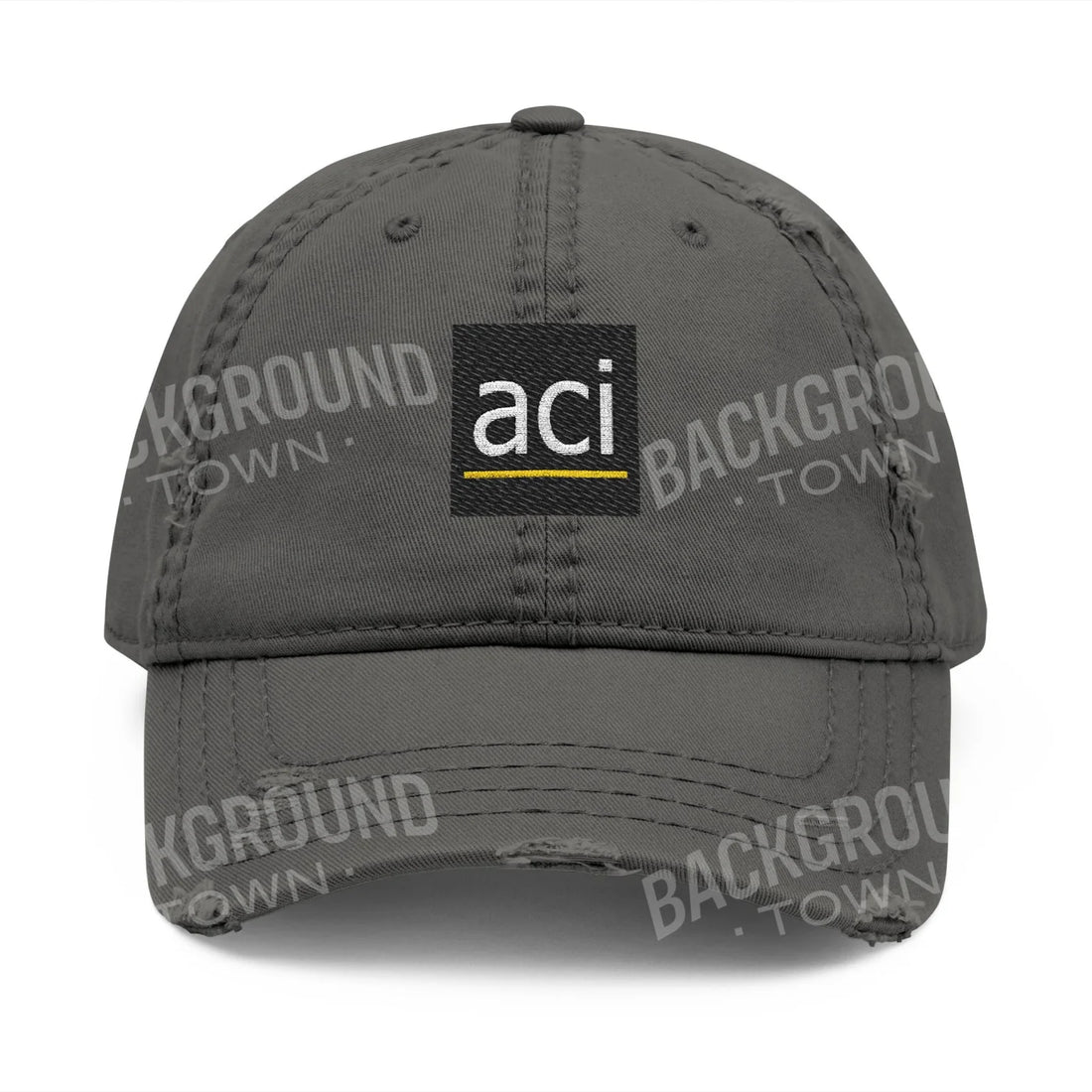 ACI Distressed Hat Charcoal Grey / One size Supplies
