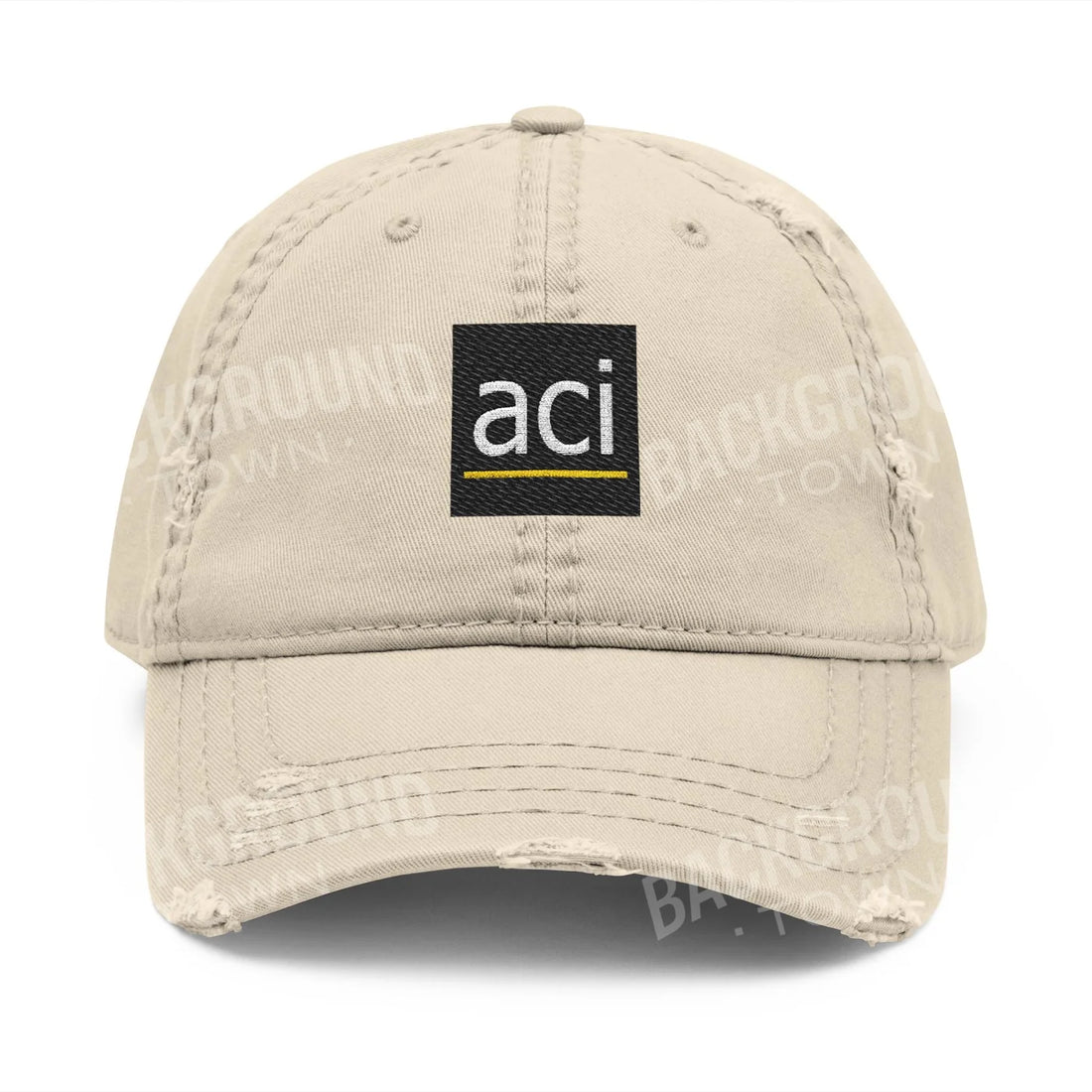 ACI Distressed Hat Khaki / One size Supplies