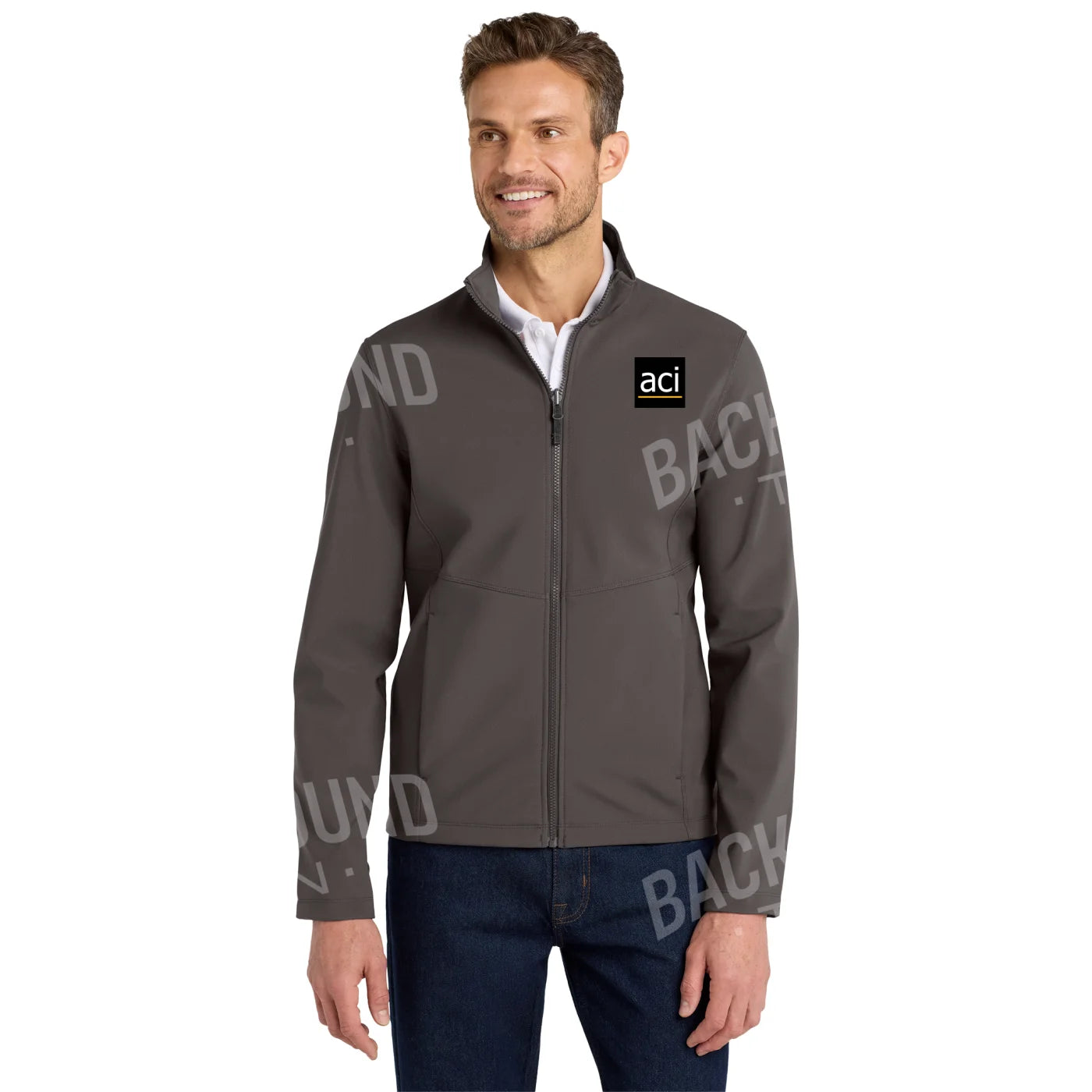 ACI Embroidered Soft Shell Jacket - Port Authority® Men’s Collection XS / Graphite Outerwear