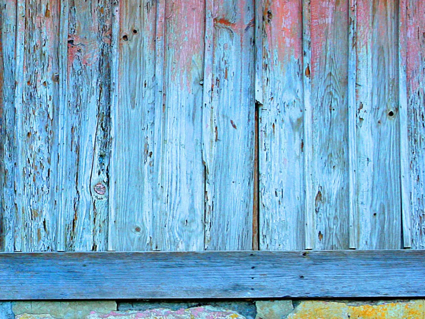 Aged Wood 68X5 Fleece ( 80 X 60 Inch ) Backdrop