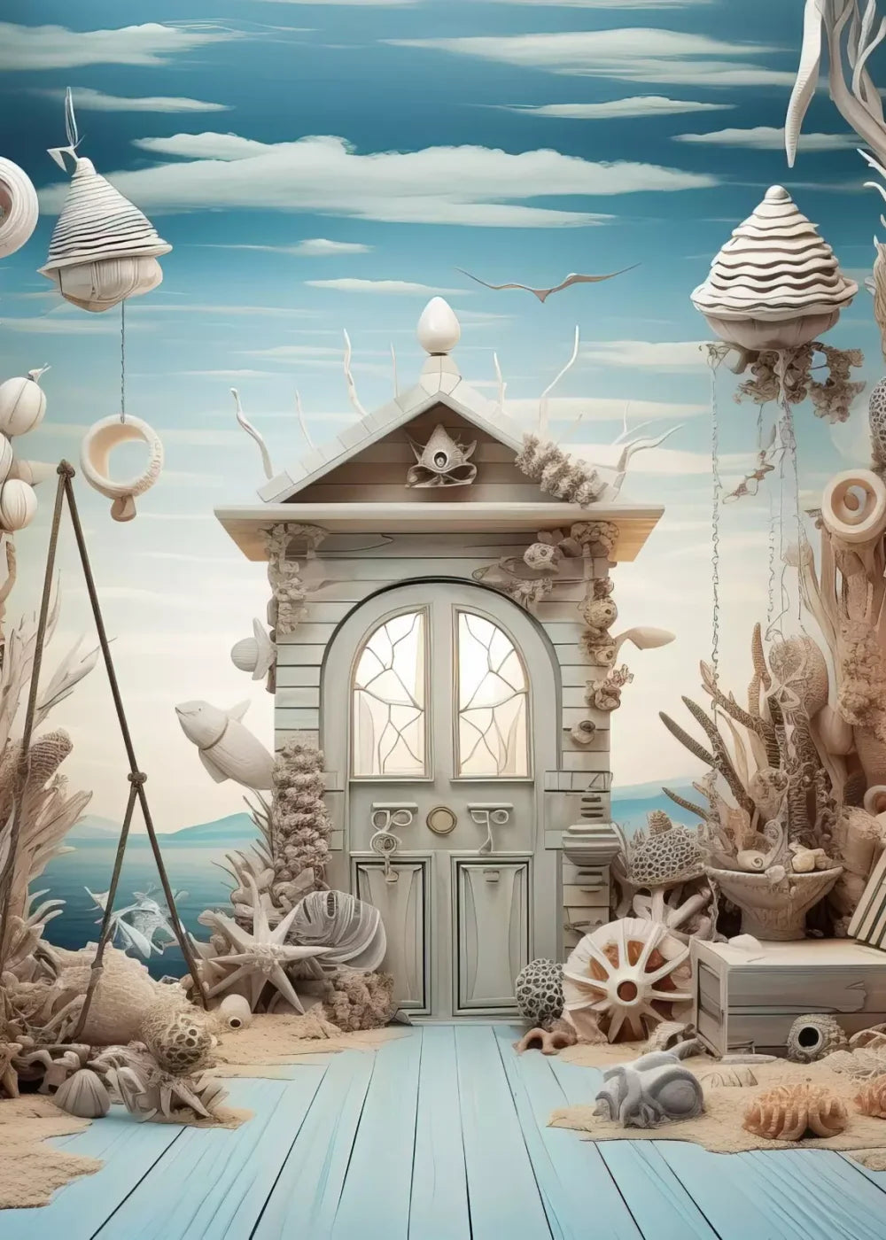Ahoy Iii 5’X7’ Ultracloth (60 X 84 Inch) Backdrop