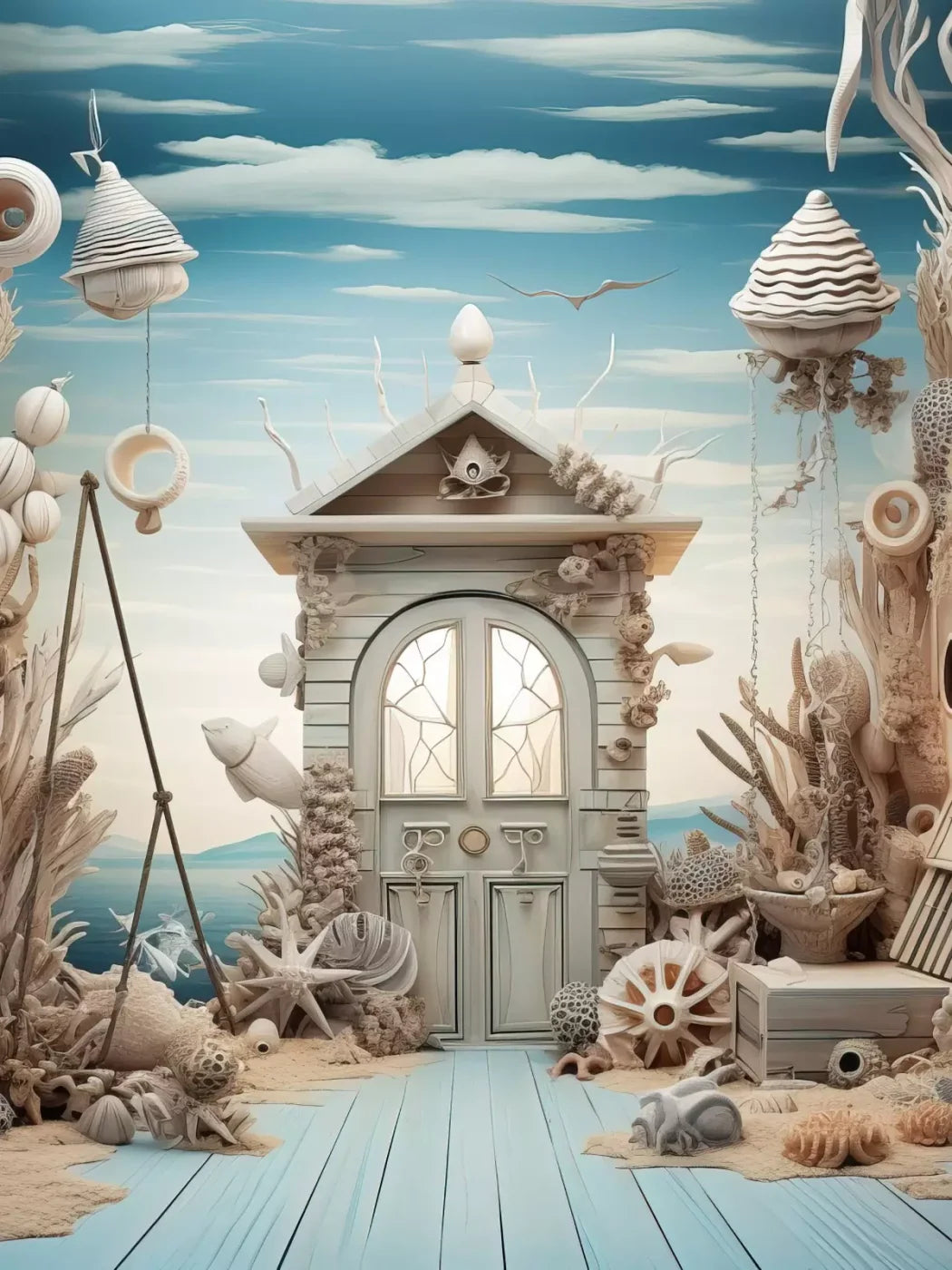 Ahoy Iii 6’X8’ Fleece (72 X 96 Inch) Backdrop