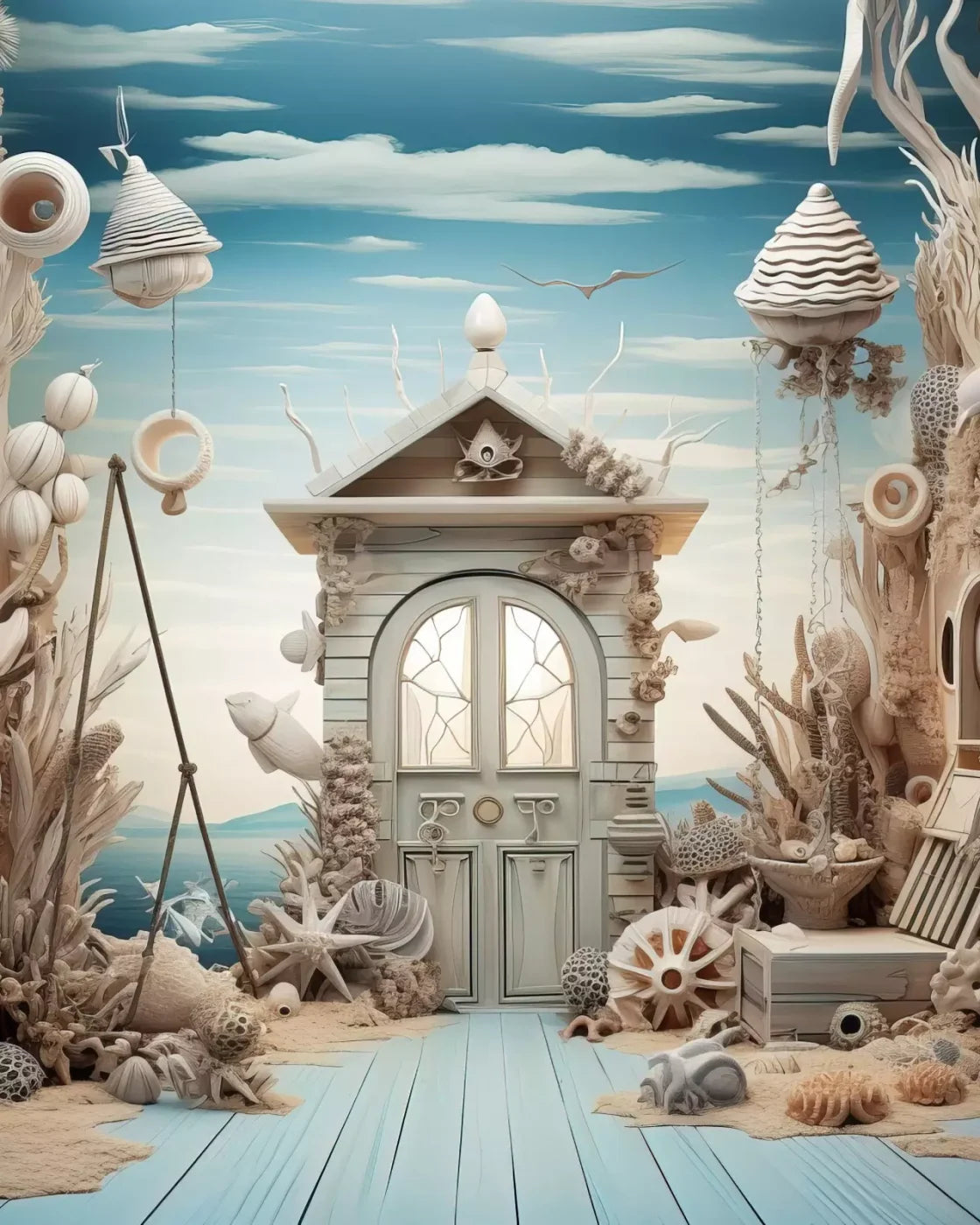 Ahoy Iii 8’X10’ Fleece (96 X 120 Inch) Backdrop