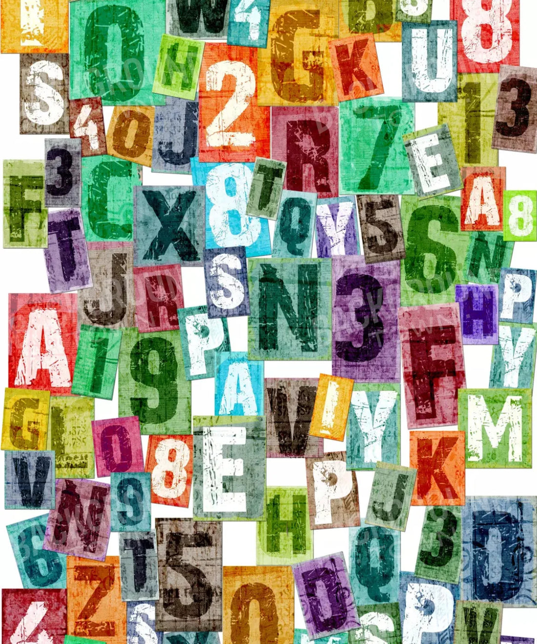 Multi-Color Pattern Backdrop for Photography