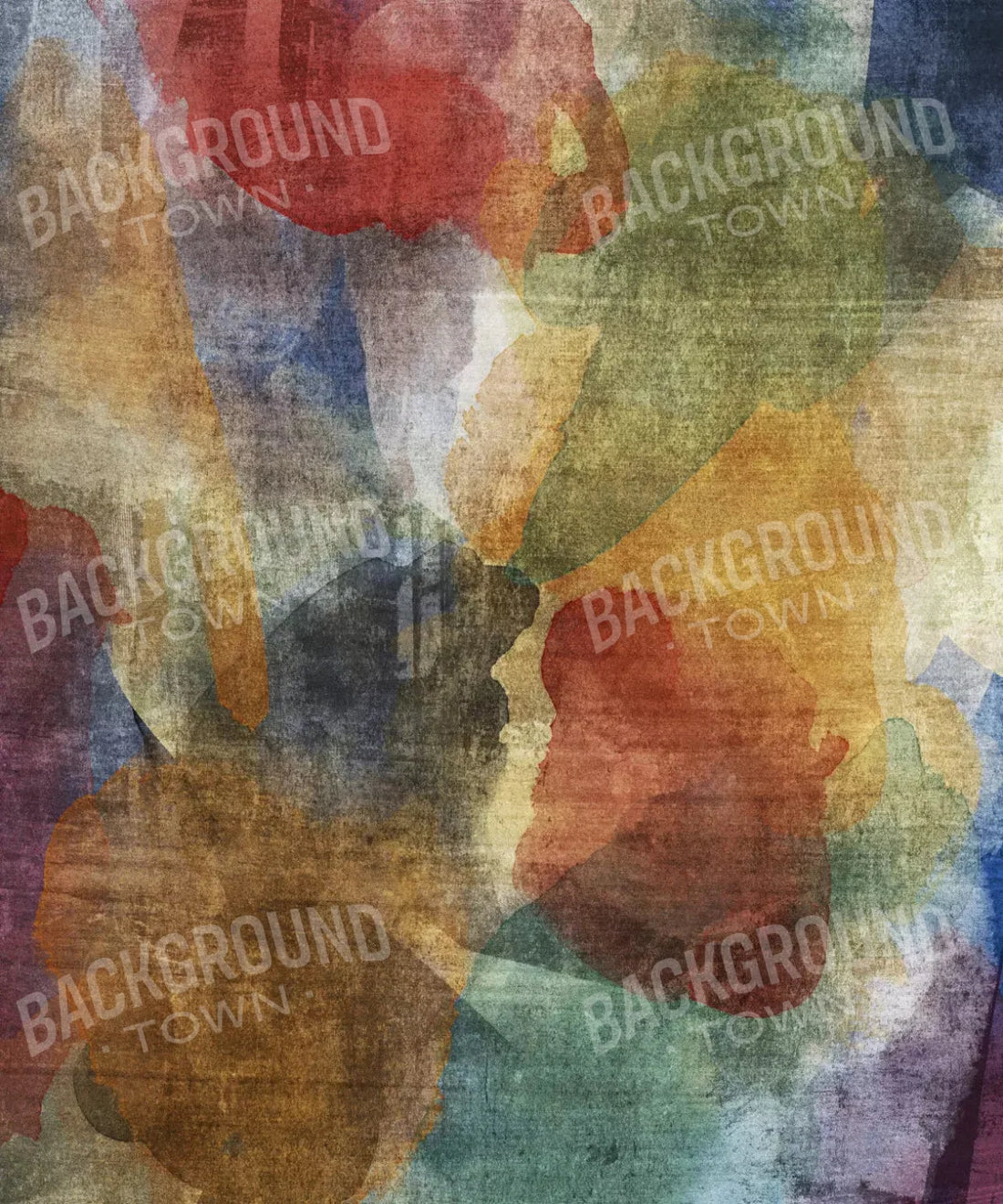 Multi-Color Painted Backdrop for Photography