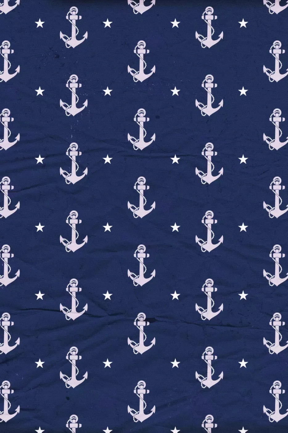 Anchors Away Blue 4X5 Rubbermat Floor ( 48 X 60 Inch ) Backdrop
