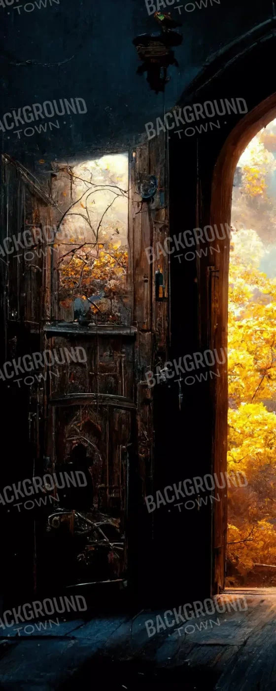 Ancient Autumn Doorway 8’X20’ Ultracloth (96 X 240 Inch) Backdrop