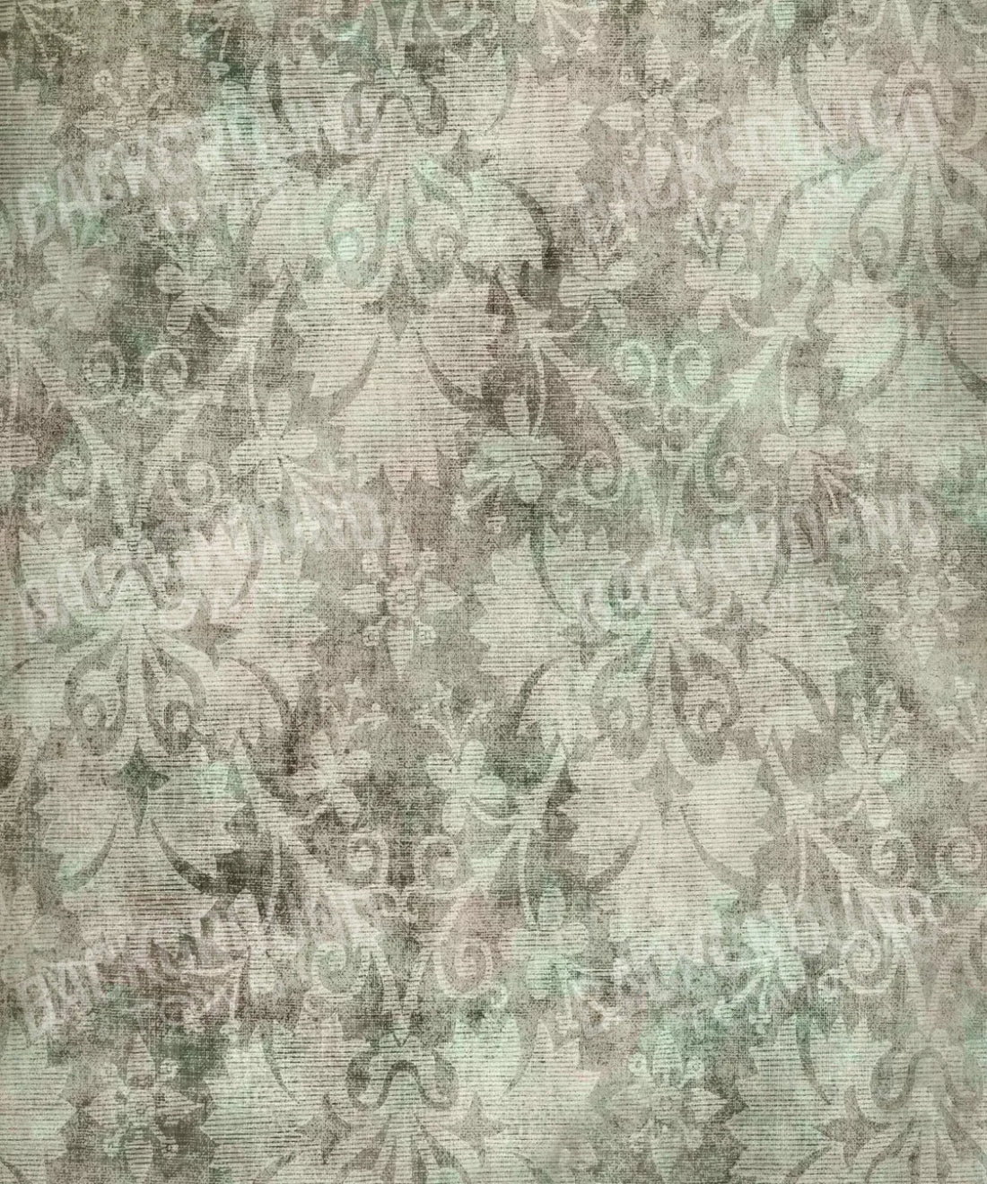 Green Damask Backdrop for Photography