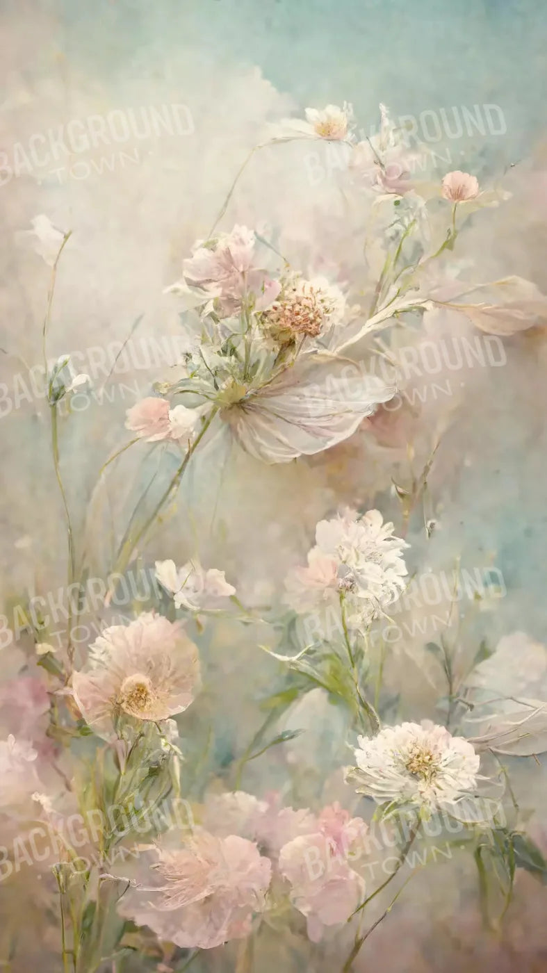 Angel Flowers 3 8X14 Ultracloth ( 96 X 168 Inch ) Backdrop