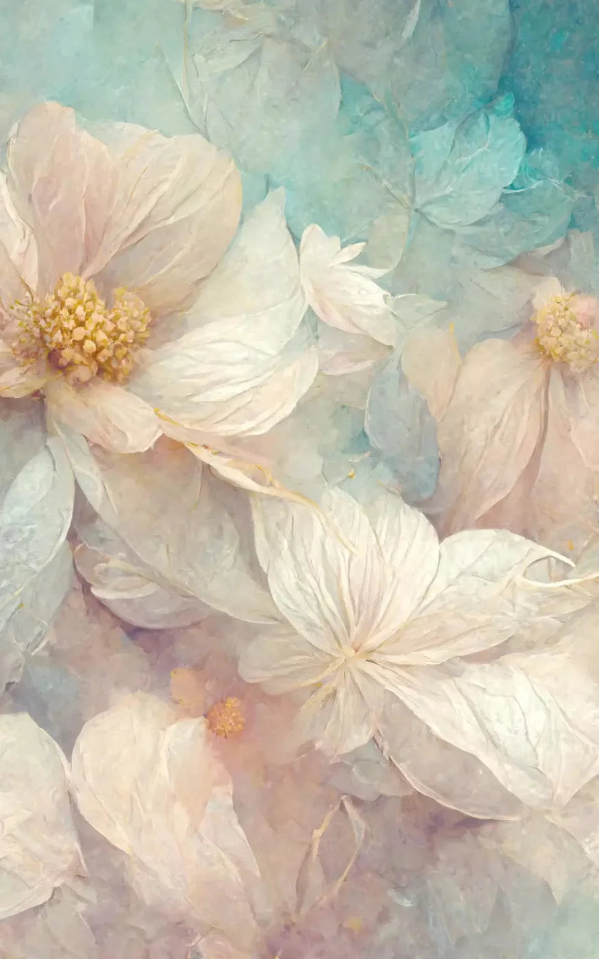 Angel Flowers 1 9X14 Ultracloth ( 108 X 168 Inch ) Backdrop