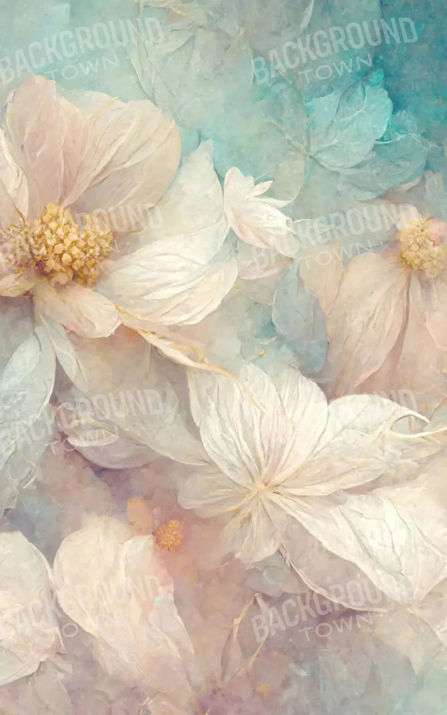 Angel Flowers 1 9X14 Ultracloth ( 108 X 168 Inch ) Backdrop