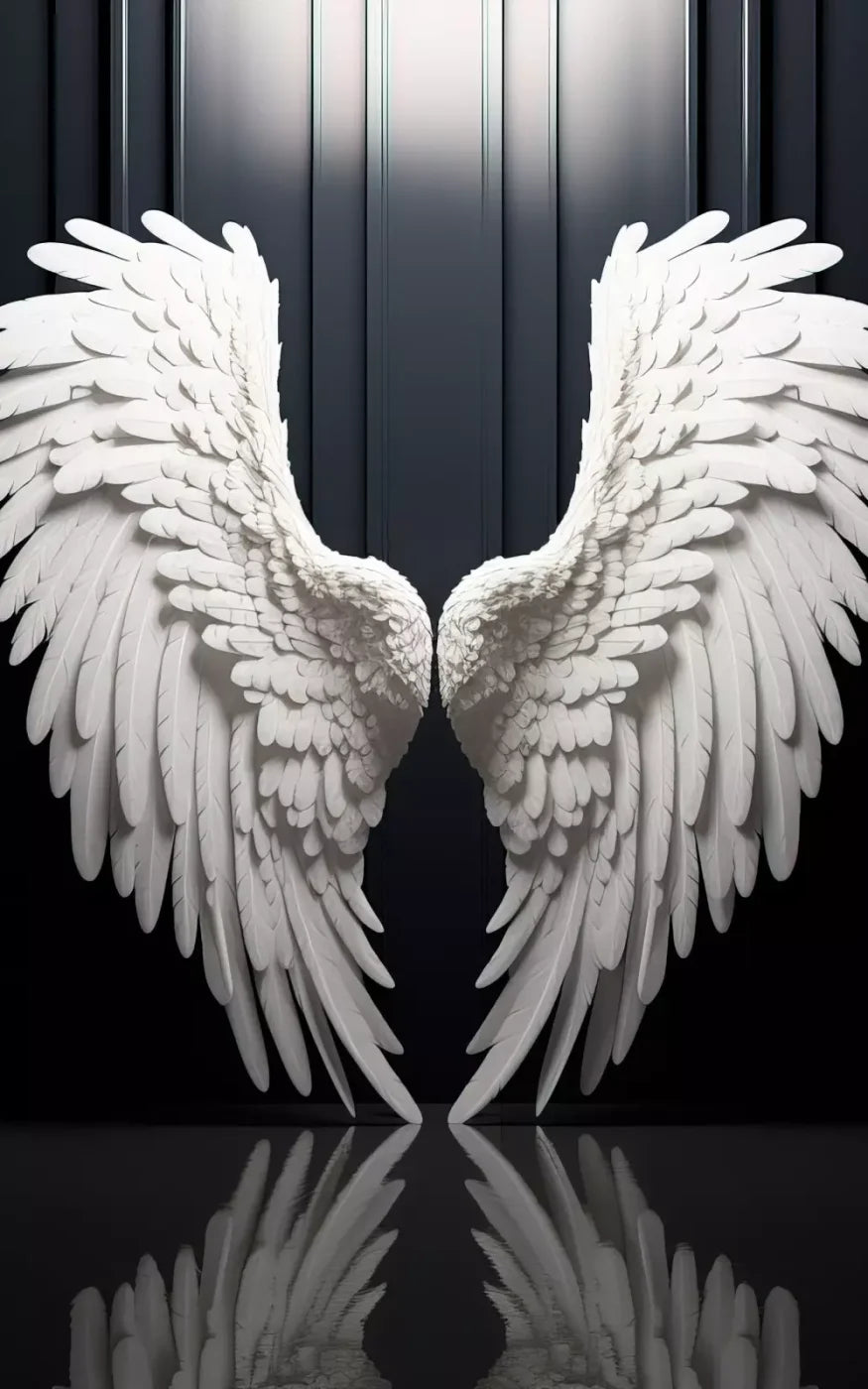 Angel Wings 5X8 Ultracloth ( 60 X 96 Inch ) Backdrop