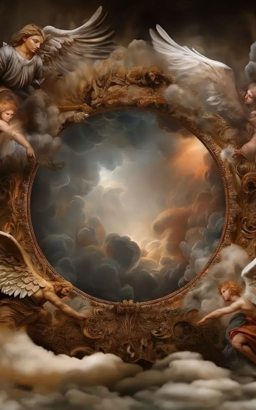 Angels Of The Clouds Backdrop