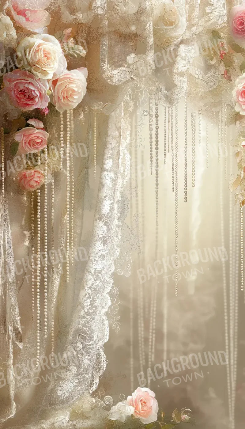 Antique Lace And Pearls 2 8’x14’ UltraCloth (96 x 168 inch) Backdrop