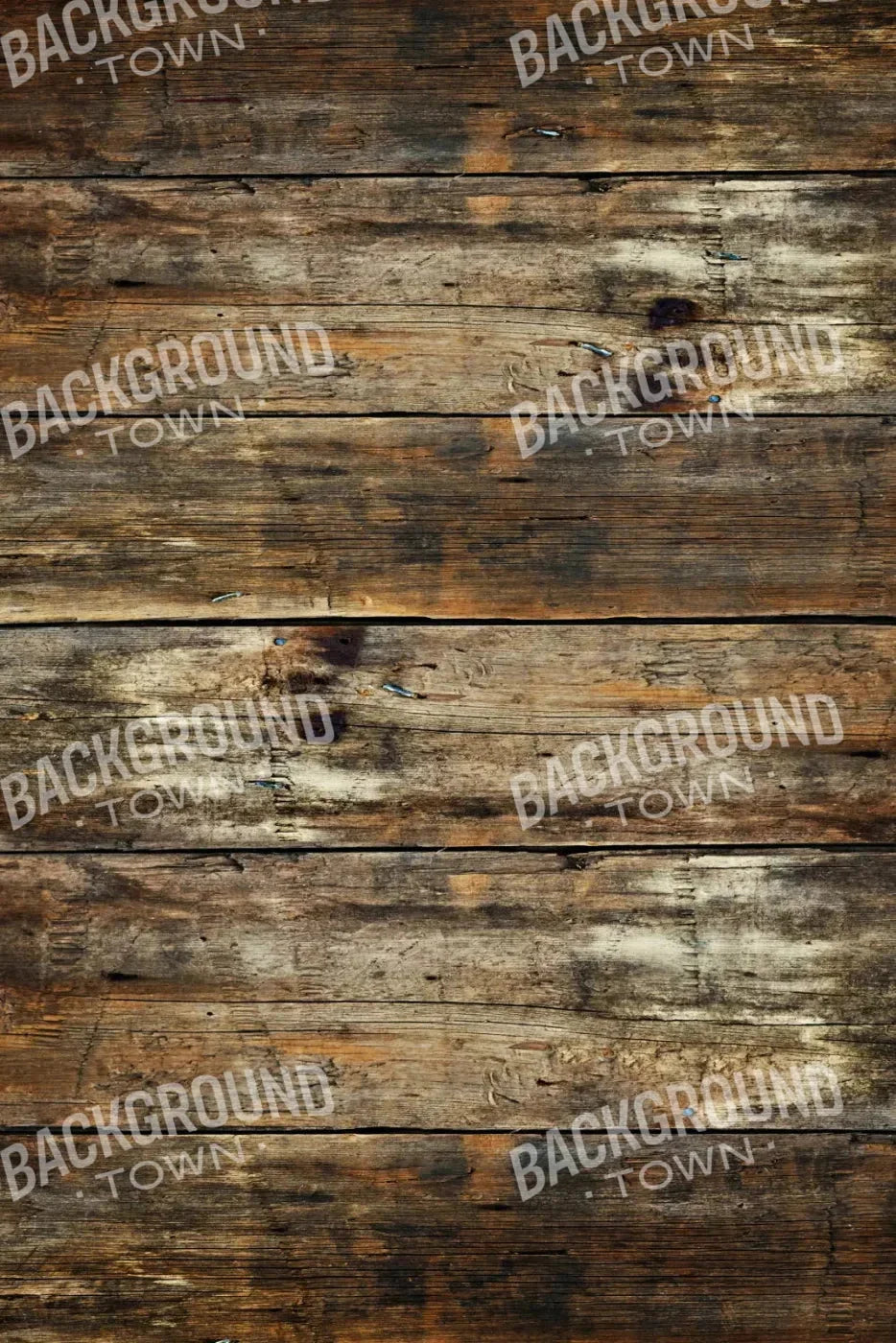 Antique Wooden Floor Warm Rubbermat 4X5 ( 48 X 60 Inch )