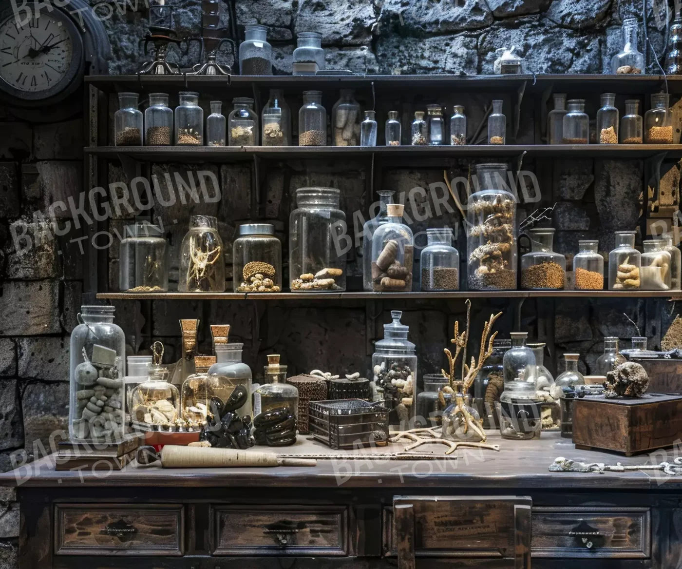 Apothecary 12’X10’ Ultracloth (144 X 120 Inch) Backdrop