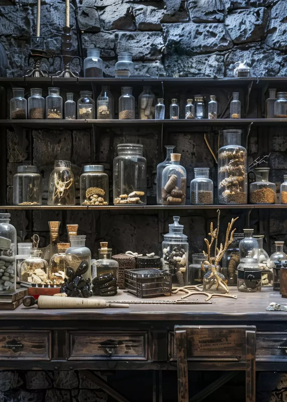 Apothecary 5’X7’ Ultracloth (60 X 84 Inch) Backdrop