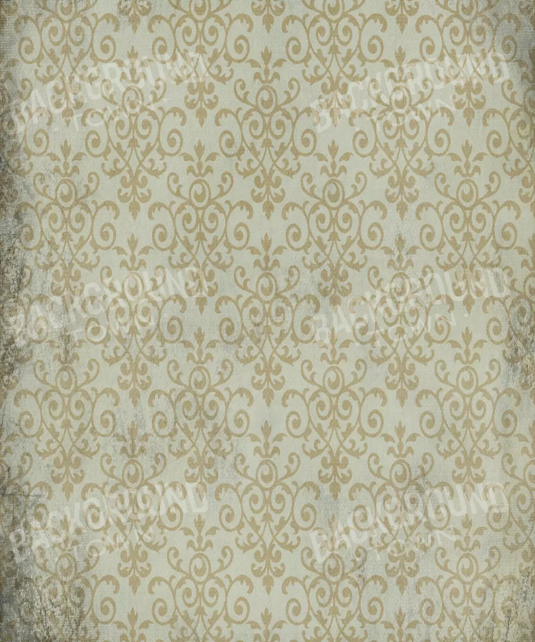 Green Damask Backdrop for Photography