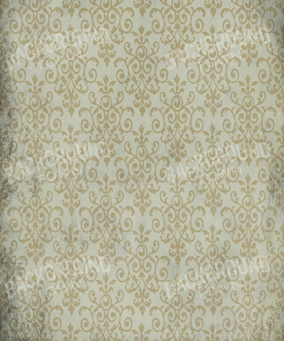 Green Damask Backdrop for Photography
