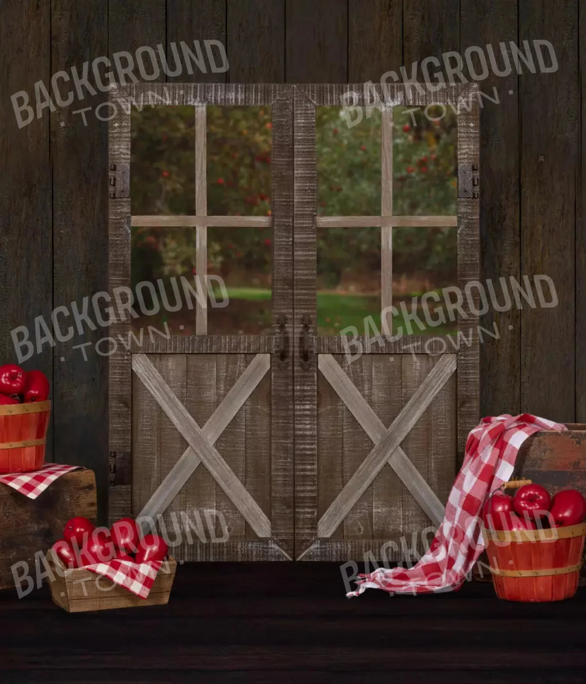 Apple House 10X12 Ultracloth ( 120 X 144 Inch ) Backdrop