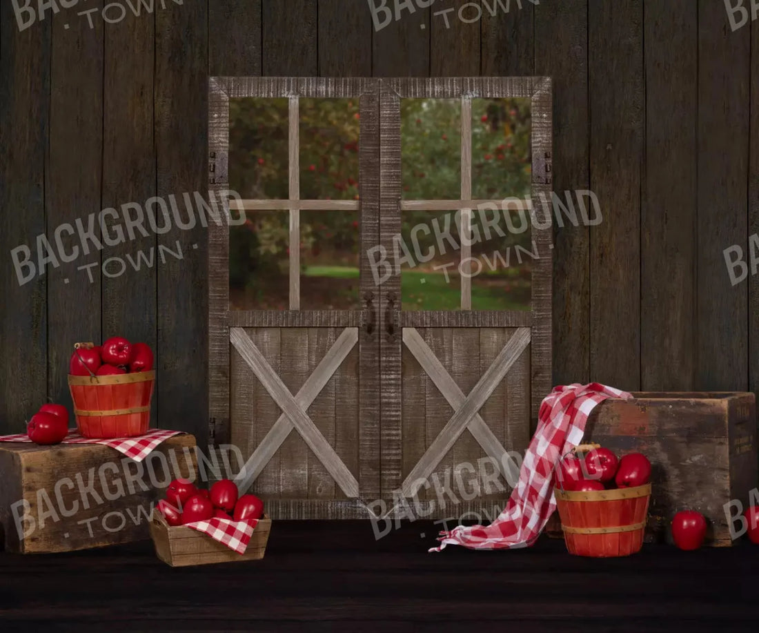 Apple House 5X42 Fleece ( 60 X 50 Inch ) Backdrop