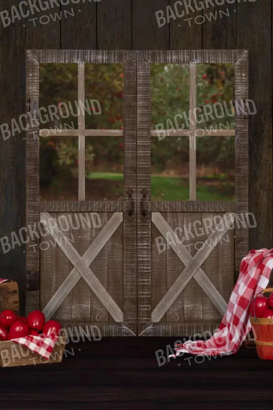 Apple House 5X8 Ultracloth ( 60 X 96 Inch ) Backdrop