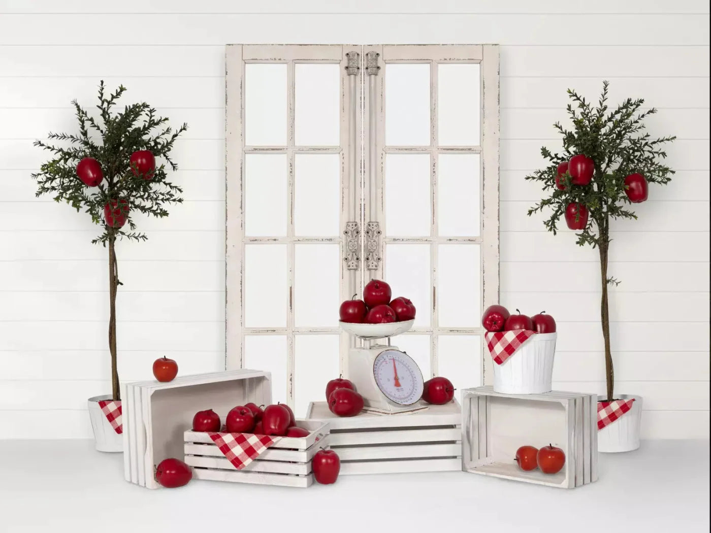Apple Pickin 68X5 Fleece ( 80 X 60 Inch ) Backdrop
