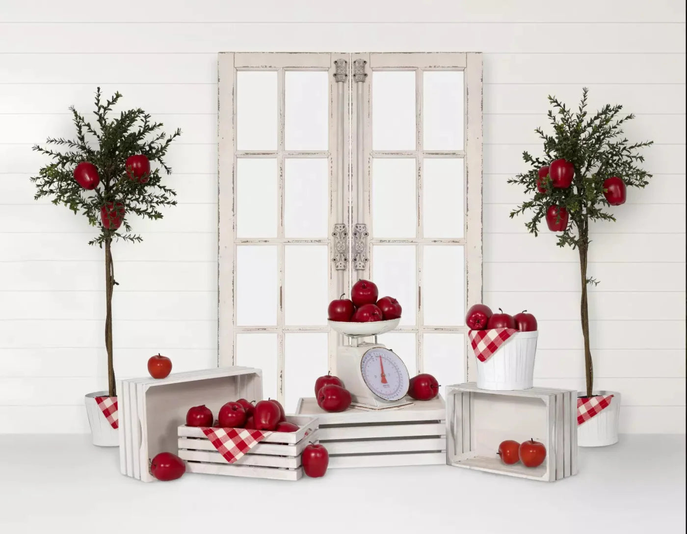 Apple Pickin 8X6 Fleece ( 96 X 72 Inch ) Backdrop