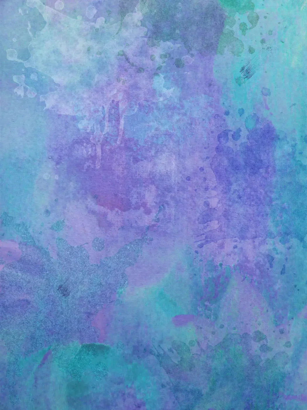 Aqua Berry 5X68 Fleece ( 60 X 80 Inch ) Backdrop