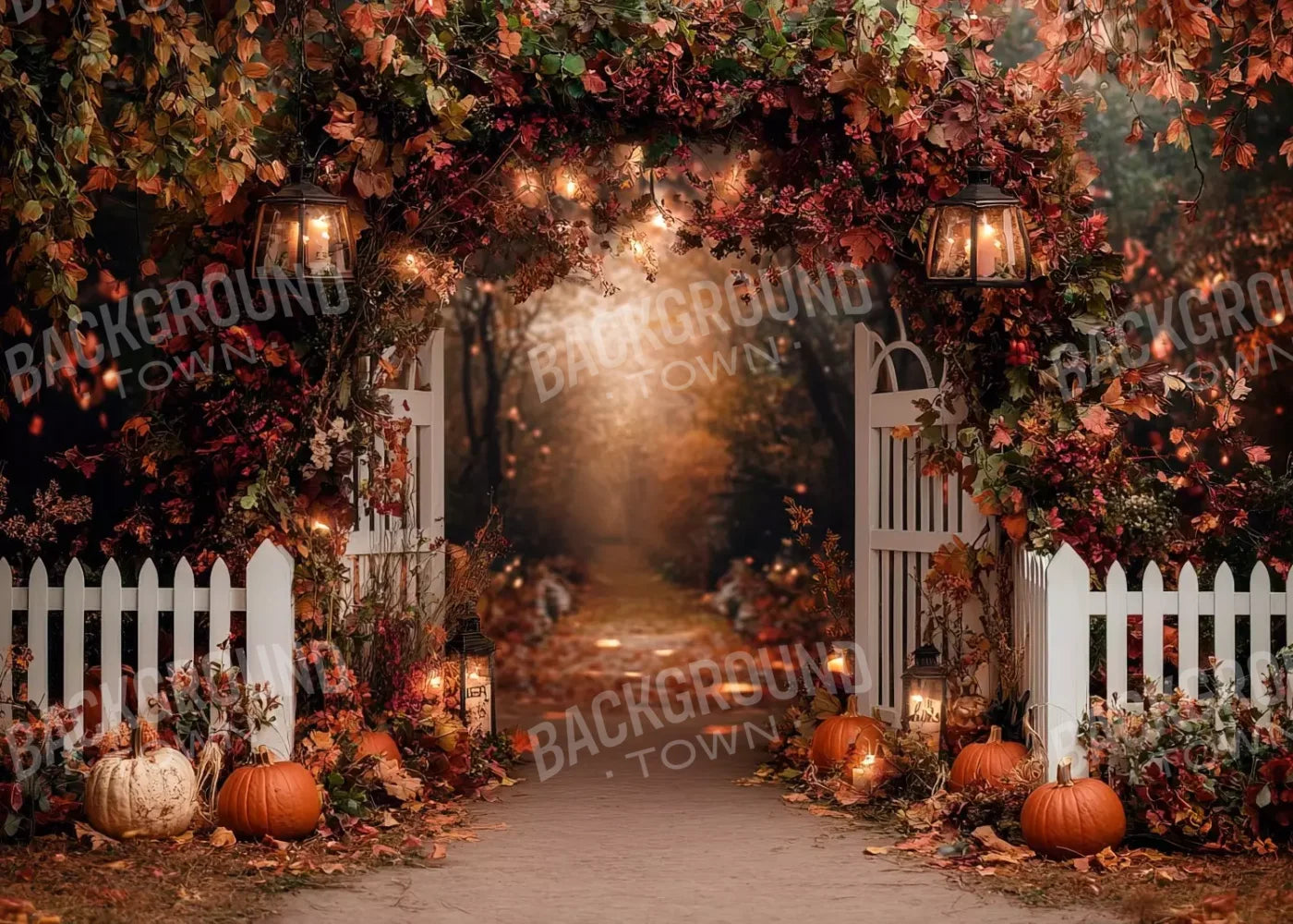 Arch Gateway Path 7’X5’ Ultracloth (84 X 60 Inch) Backdrop