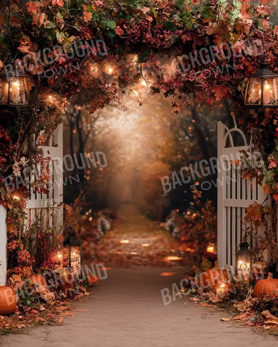 Arch Gateway Path 8’X10’ Fleece (96 X 120 Inch) Backdrop
