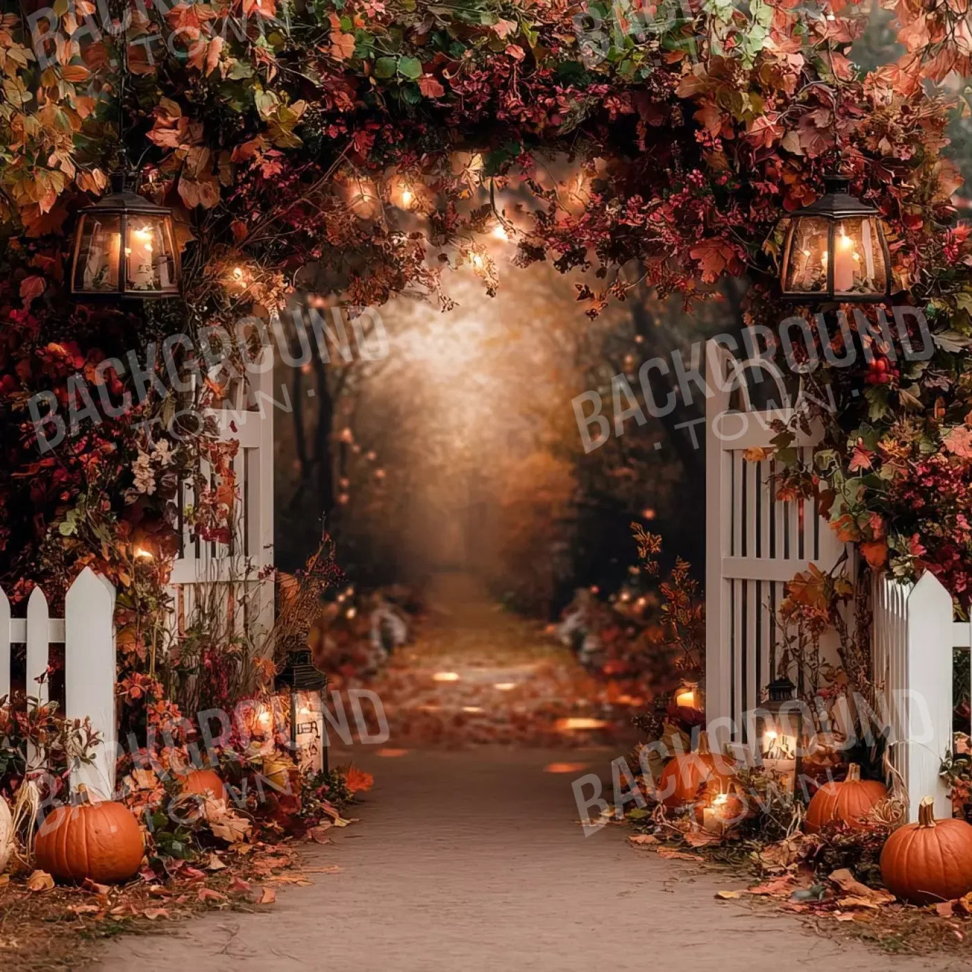 Arch Gateway Path 8’X8’ Fleece (96 X Inch) Backdrop