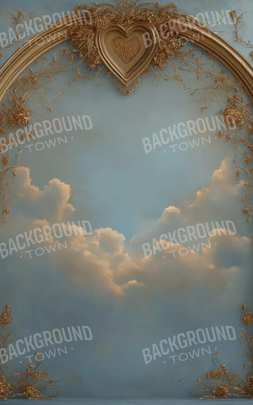 Archway Over Sky Painting 5’X8’ Ultracloth (60 X 96 Inch) Backdrop